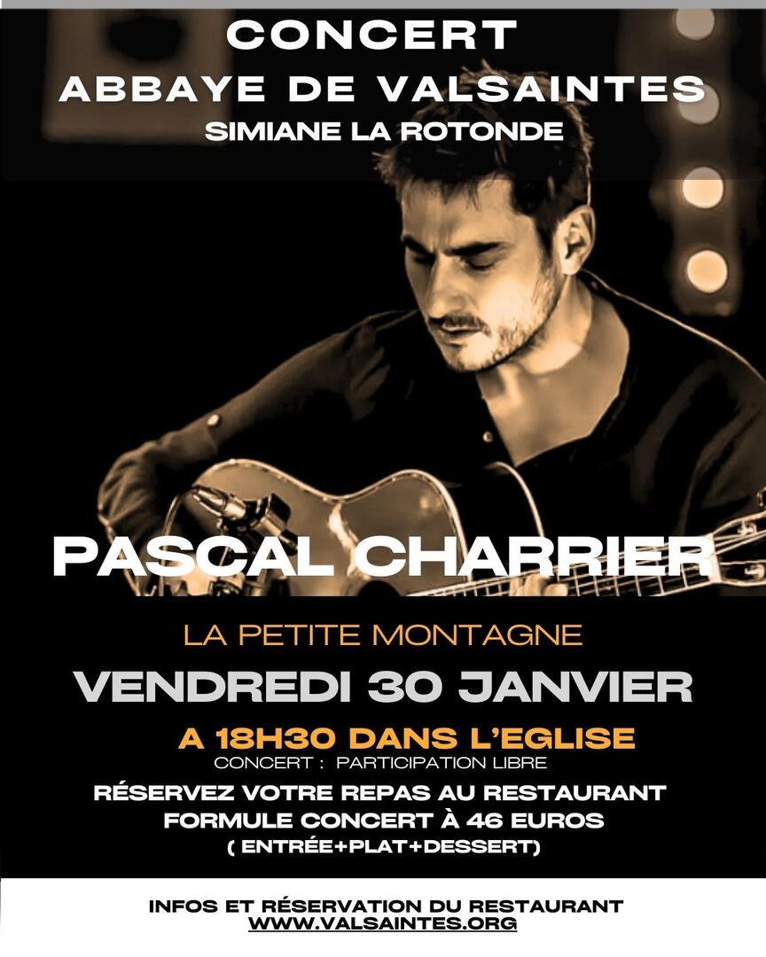 Concert de Pascal Charrier - La petite montagne_Simiane-la-Rotonde