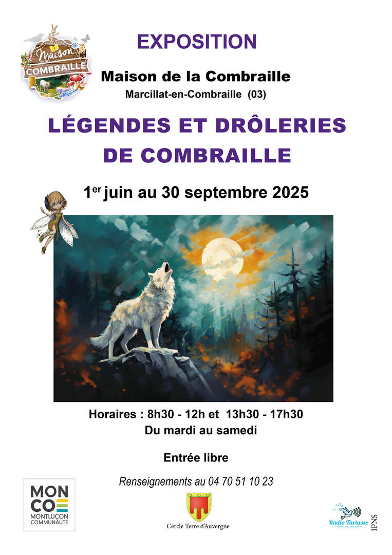 Exposition : : Légendes et drôleries de Combrailles_Marcillat-en-Combraille