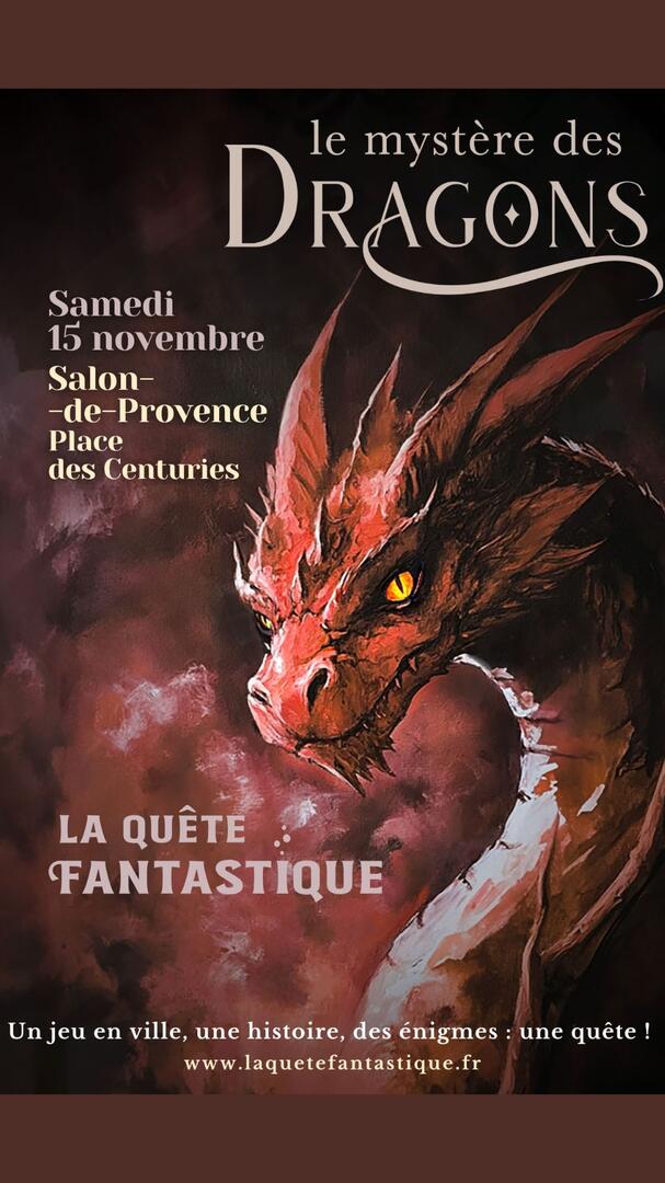 Escape Game Urbain : Le Mystère des Dragons_Salon-de-Provence