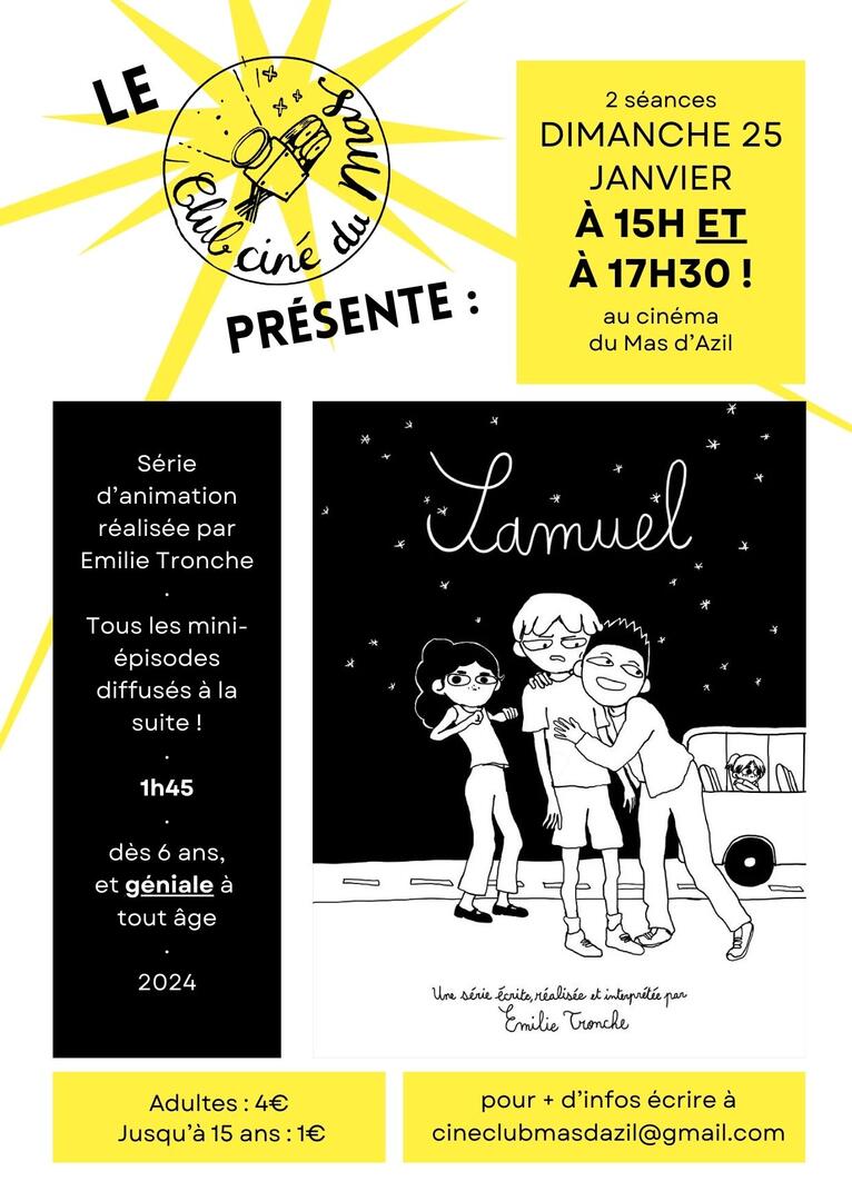 Ciné-club : Samuel_Le Mas-d'Azil