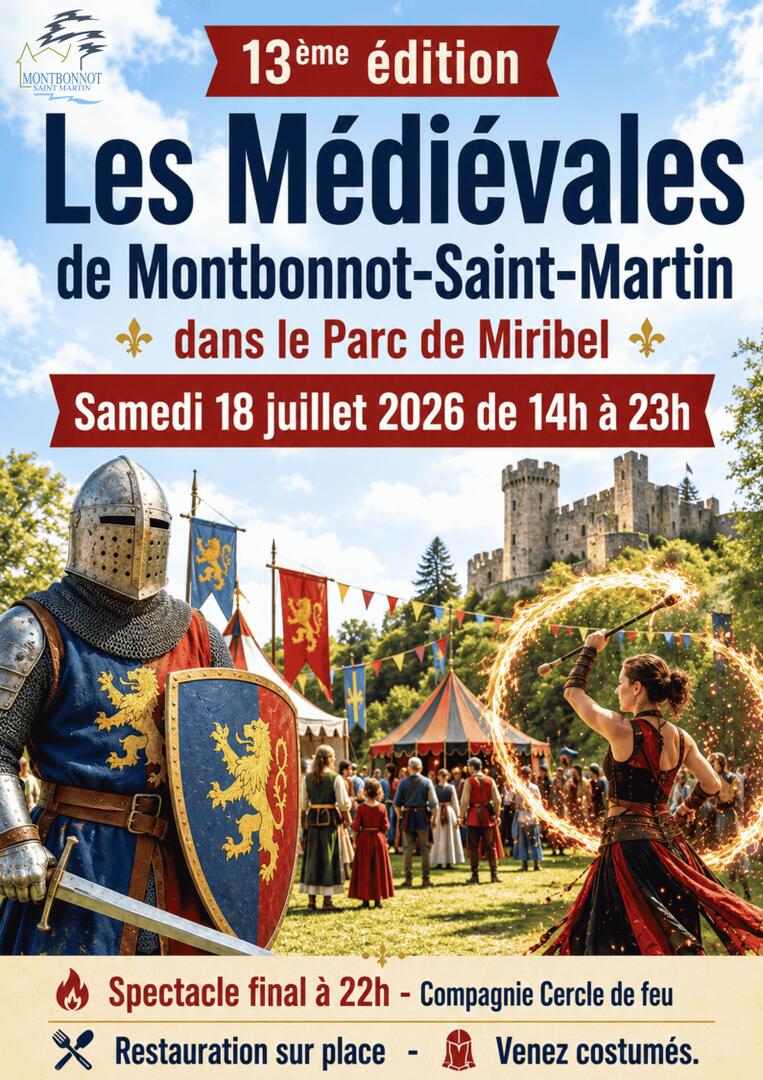 Affiche Les Médiévales 2026
