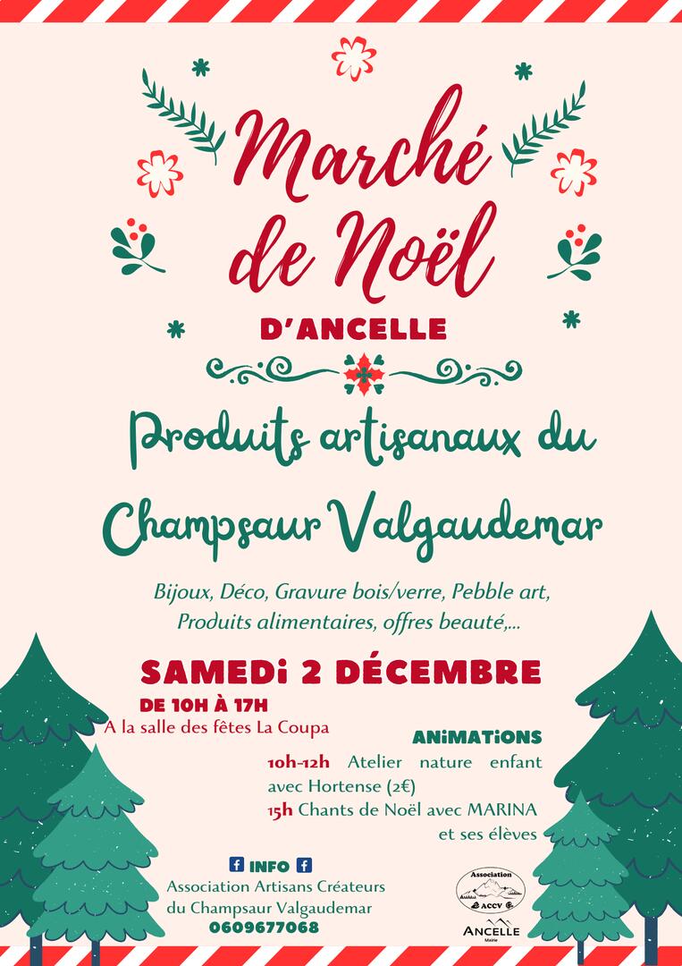 Marché de noël Ancelle