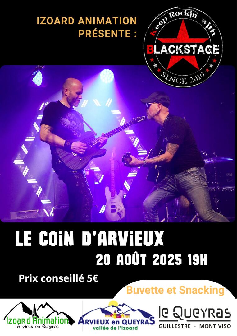 Concert Blackstage en duo_Arvieux