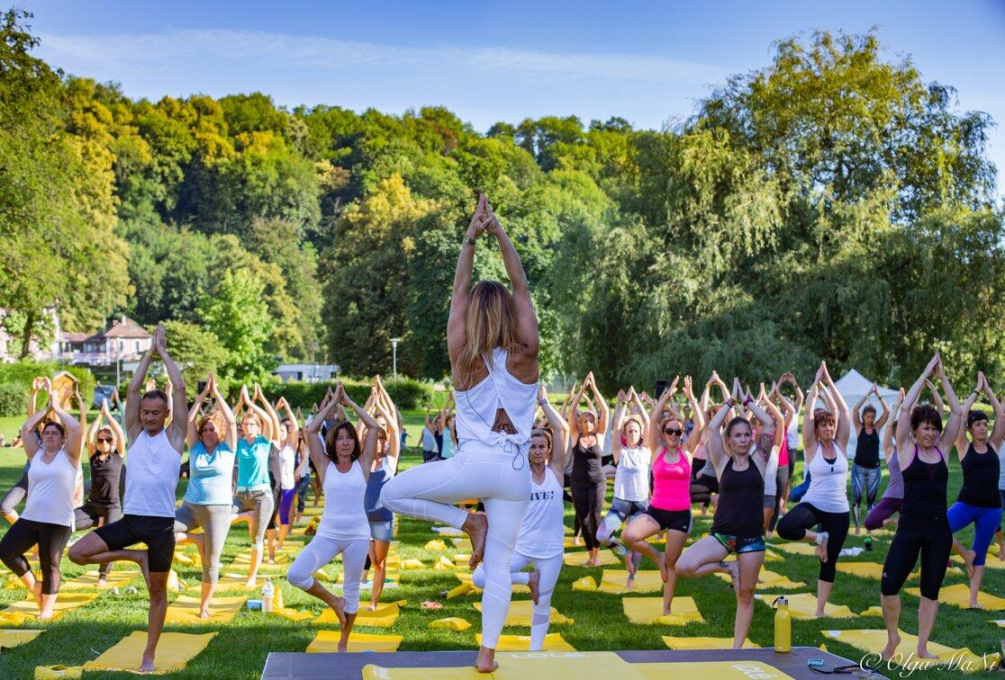 Yoga au parc