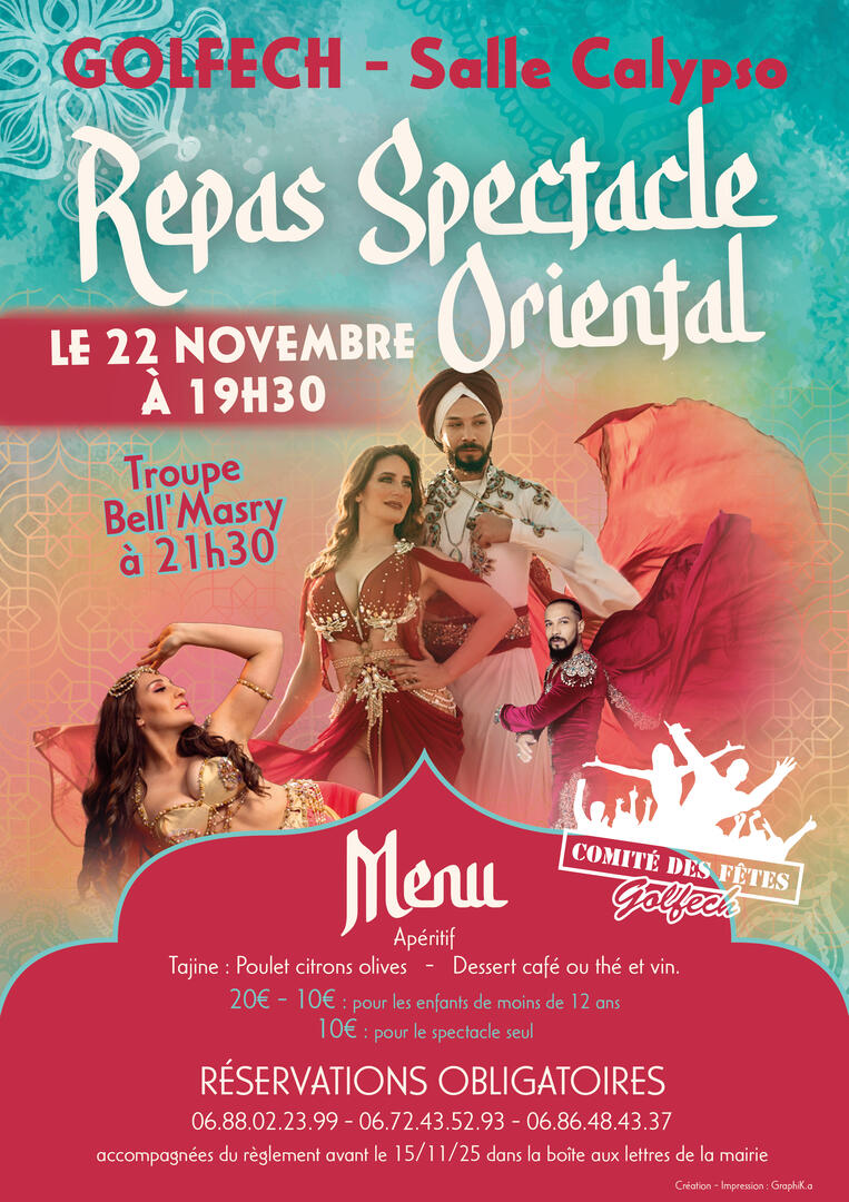 Repas spectacle Oriental_Golfech