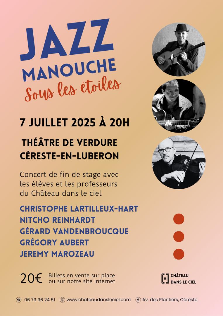 Jazz manouche sous les étoiles
