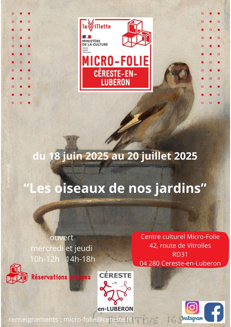 Exposition "Les oiseaux de nos jardins"_Céreste