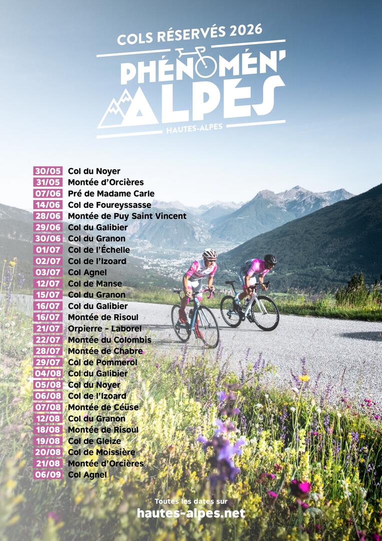 Cols réservés 2026 : Col de Moissière_Ancelle