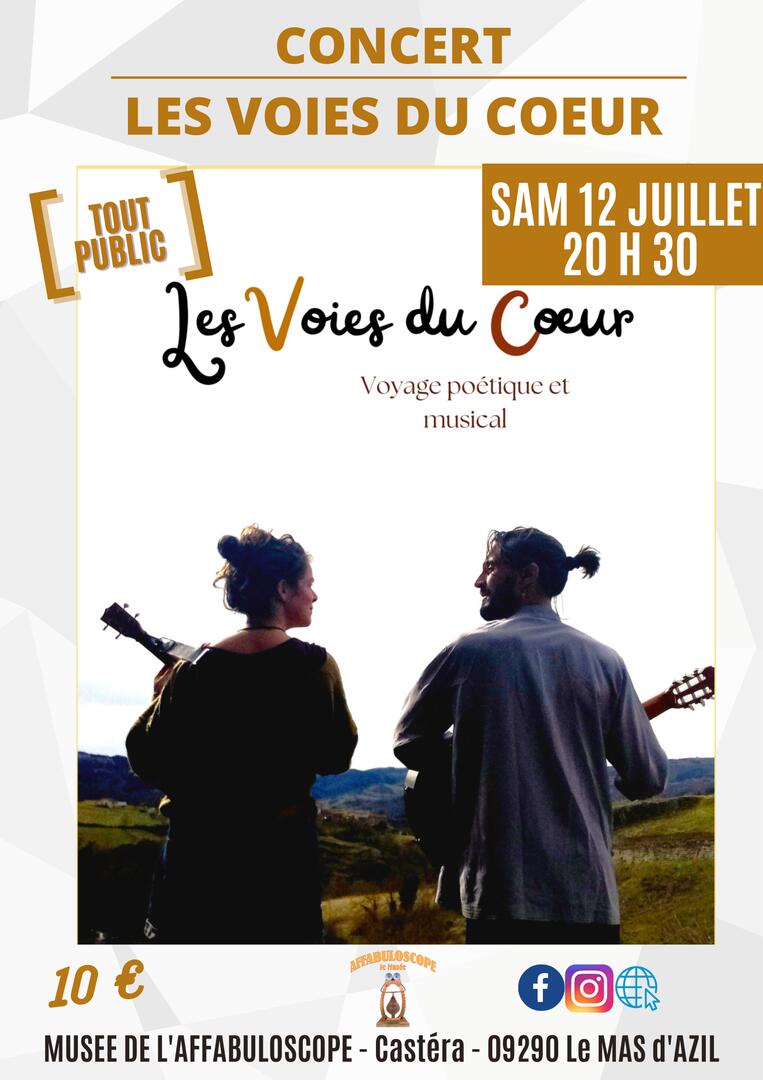 Affiche Concert Les Voies du Cœur