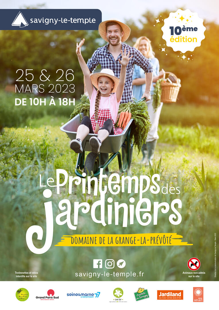 Affiche - Printemps des Jardiniers 2023