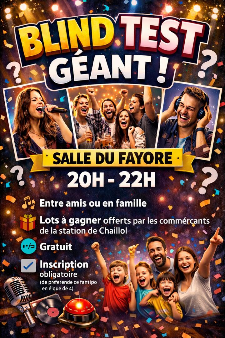 Blind Test Géant !_Saint-Michel-de-Chaillol