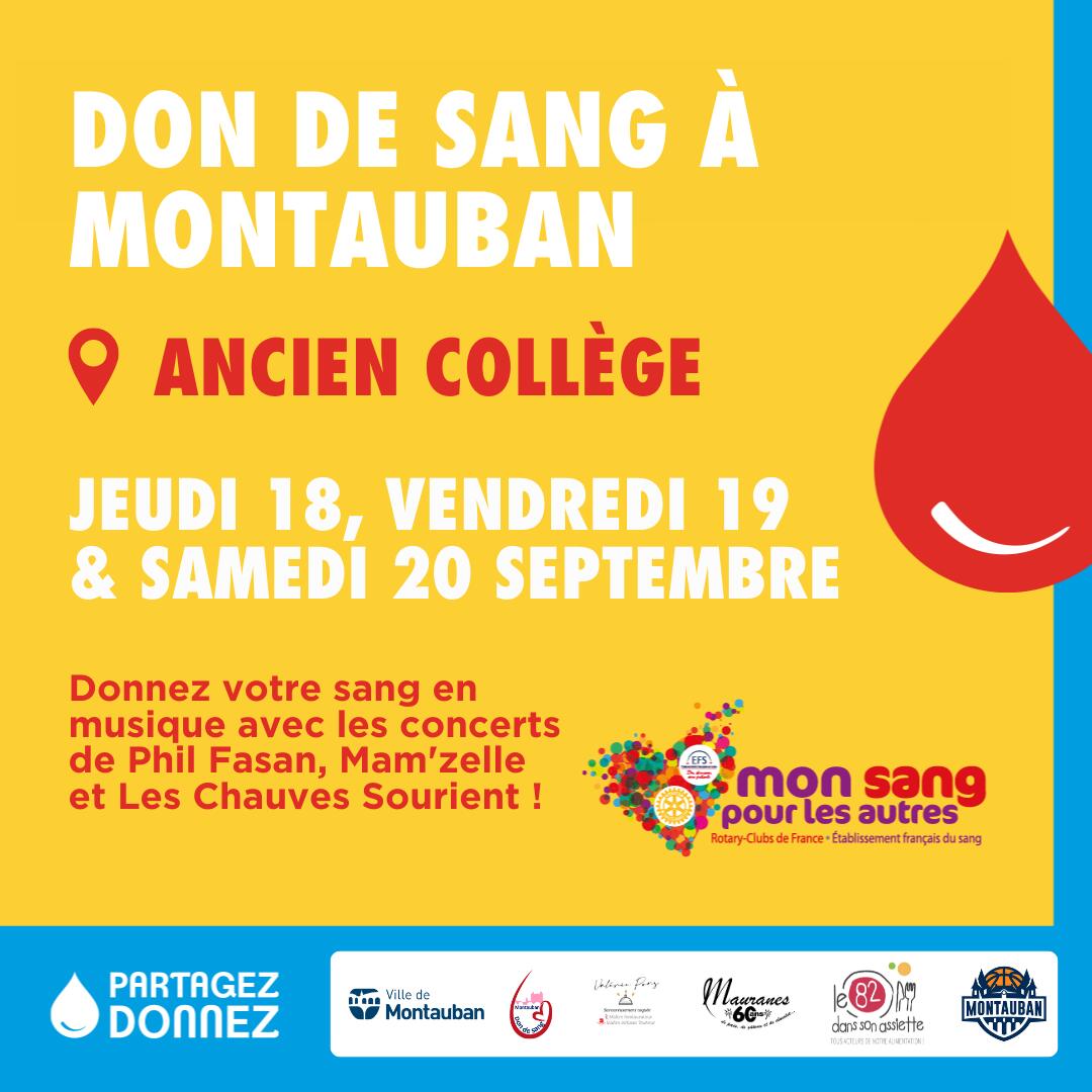 Collecte de sang à l'Ancien Collège_Montauban