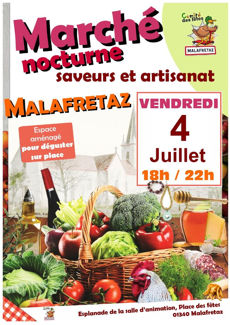 Marché Nocturne MALAFRETAZ