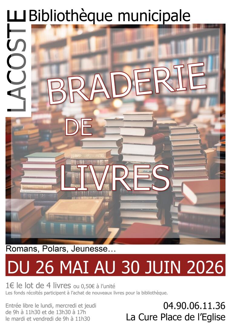Braderie de livres_Lacoste