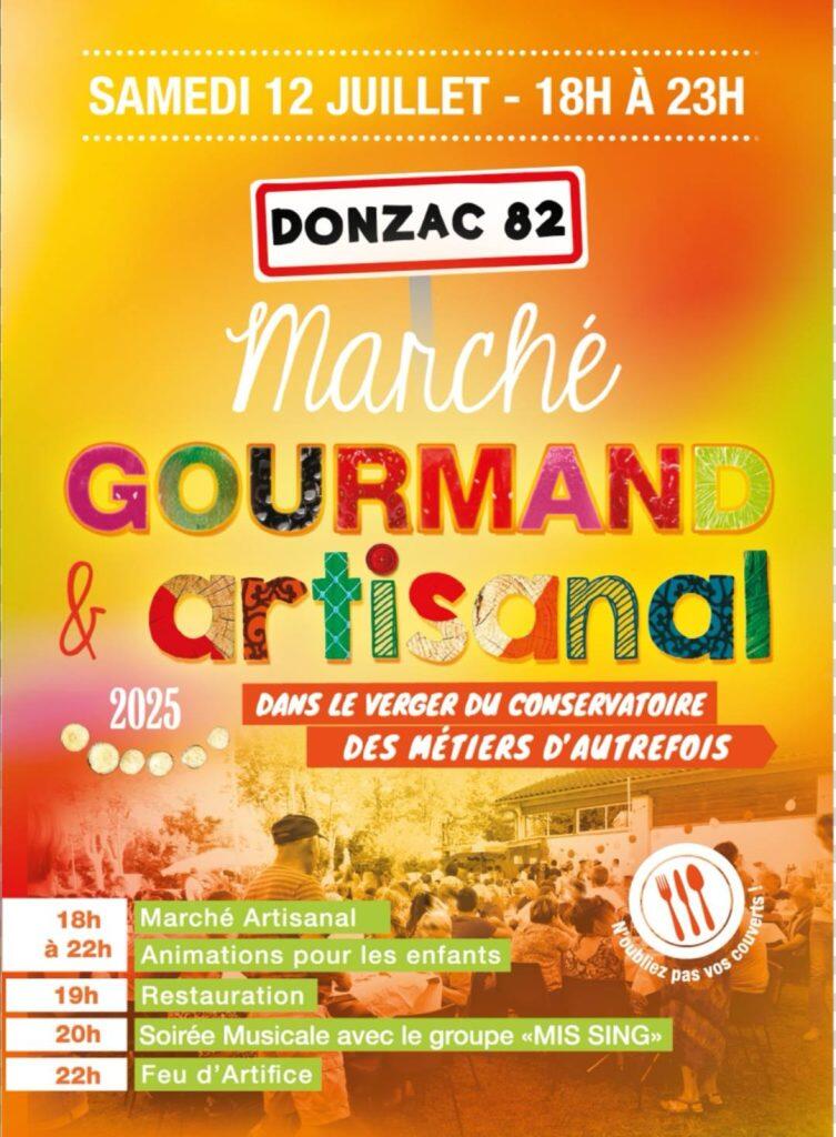 Marché gourmand et artisanal_Donzac