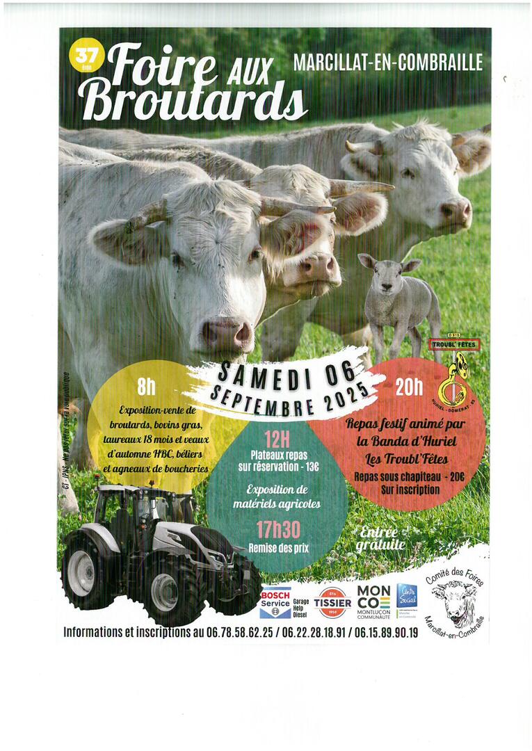 37ème Foire aux Broutards_Marcillat-en-Combraille