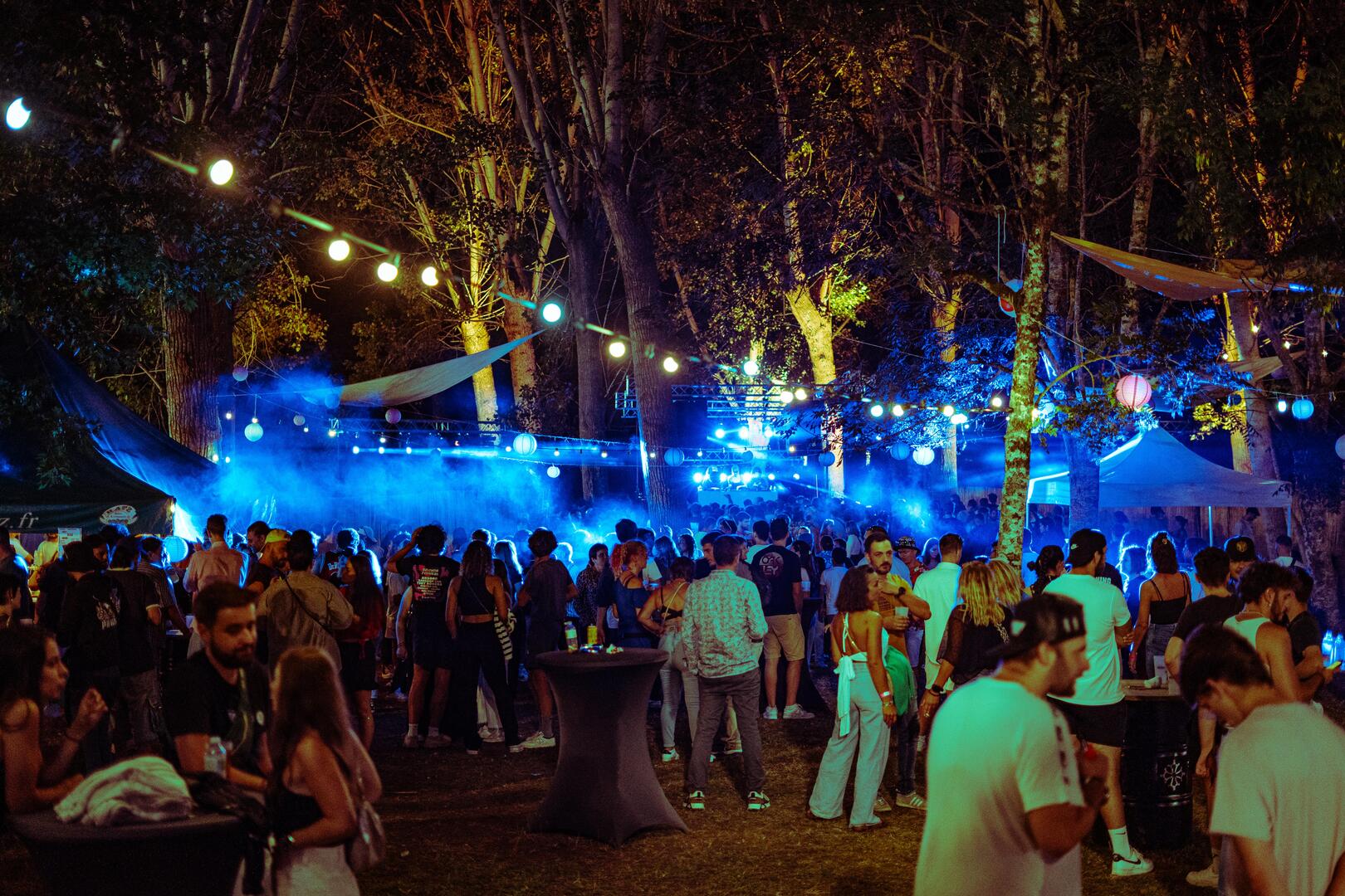 Le cadre du Parc illuminé