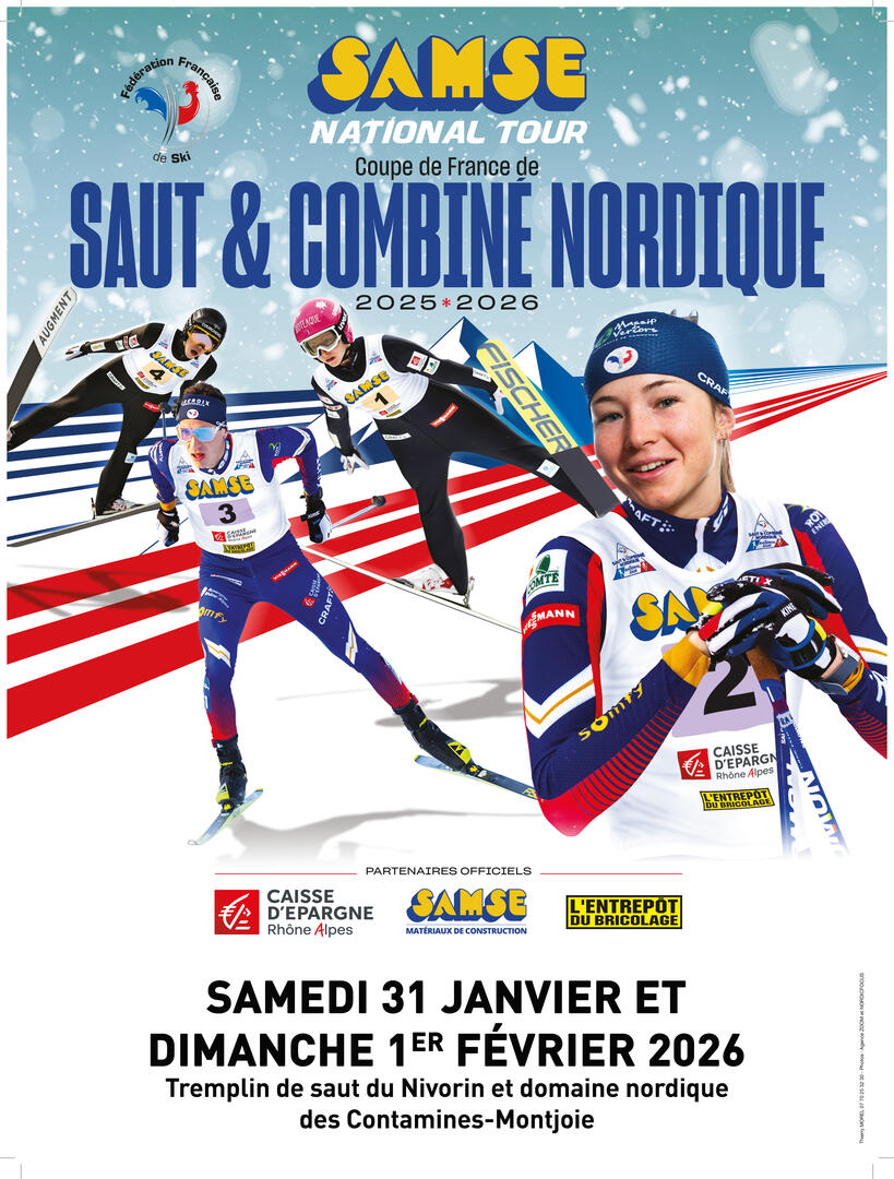 SAMSE National Tour U15 & U17 de saut à ski et combiné nordique_Les Contamines-Montjoie