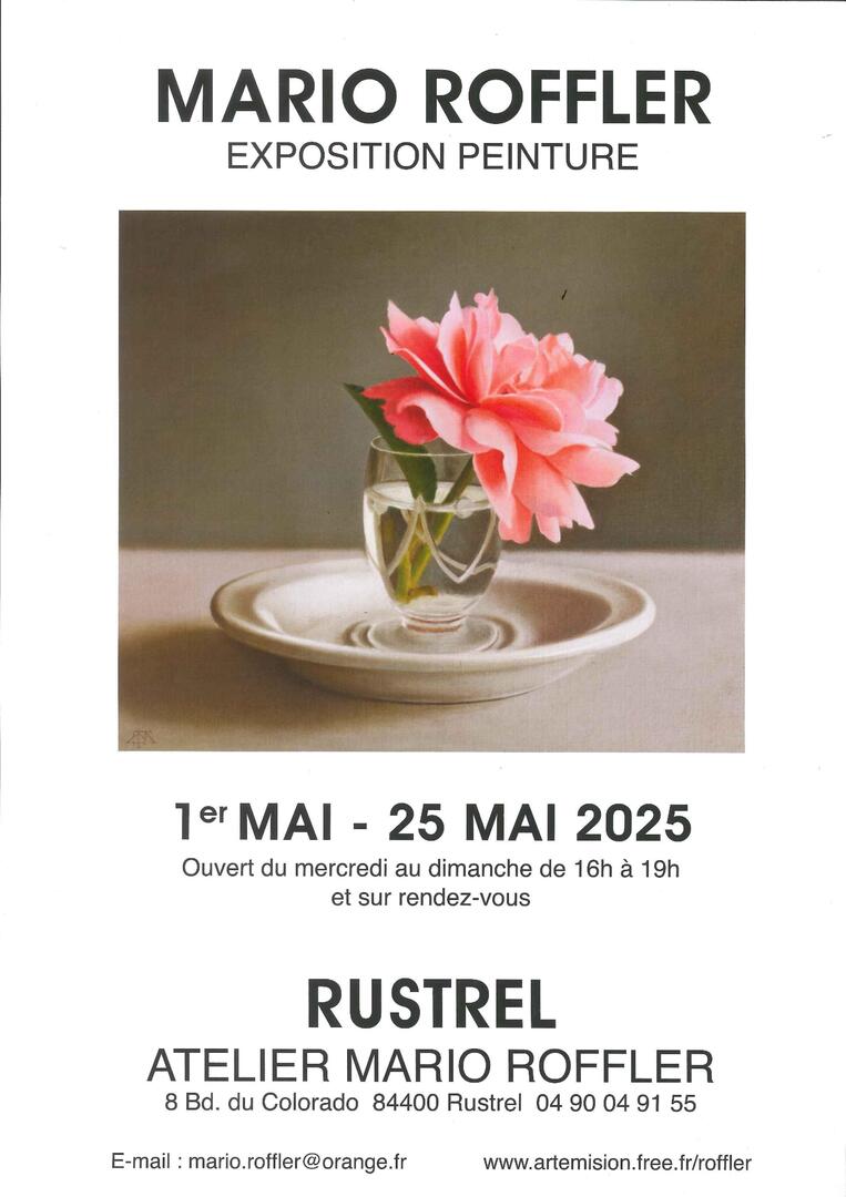 Exposition de peinture de Mario Roffler_Rustrel