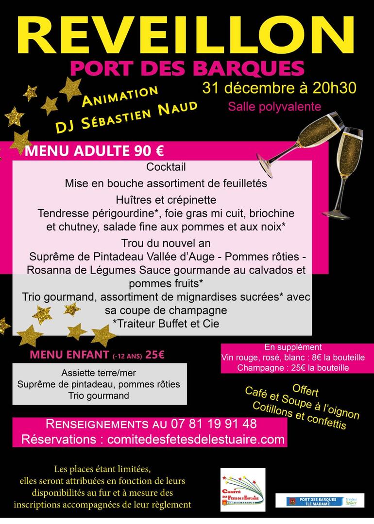 Réveillon de la St Sylvestre affiche