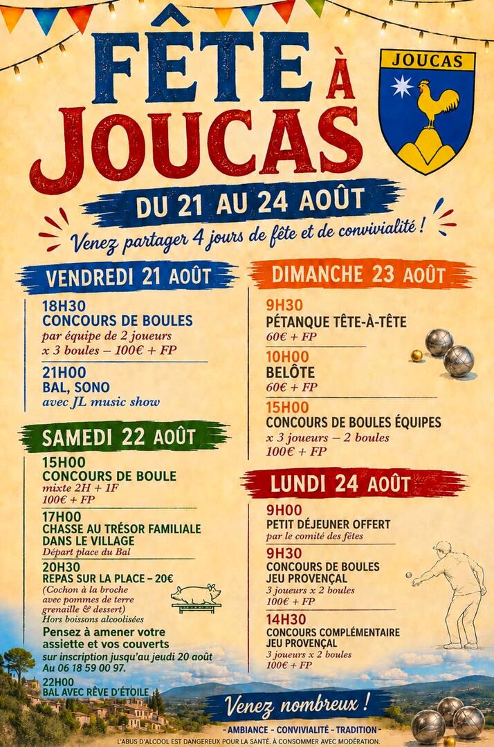 Fête votive Joucas