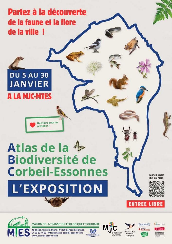 Exposition : Atlas de la biodiversité_Corbeil-Essonnes