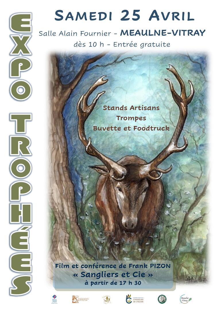 Expo des Trophées de Cerfs 2026_Meaulne-Vitray