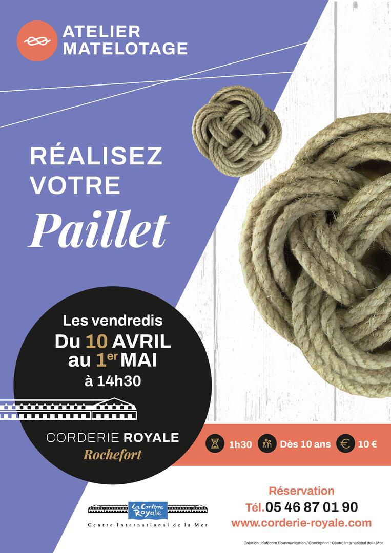 Atelier matelotage : Paillet_Rochefort