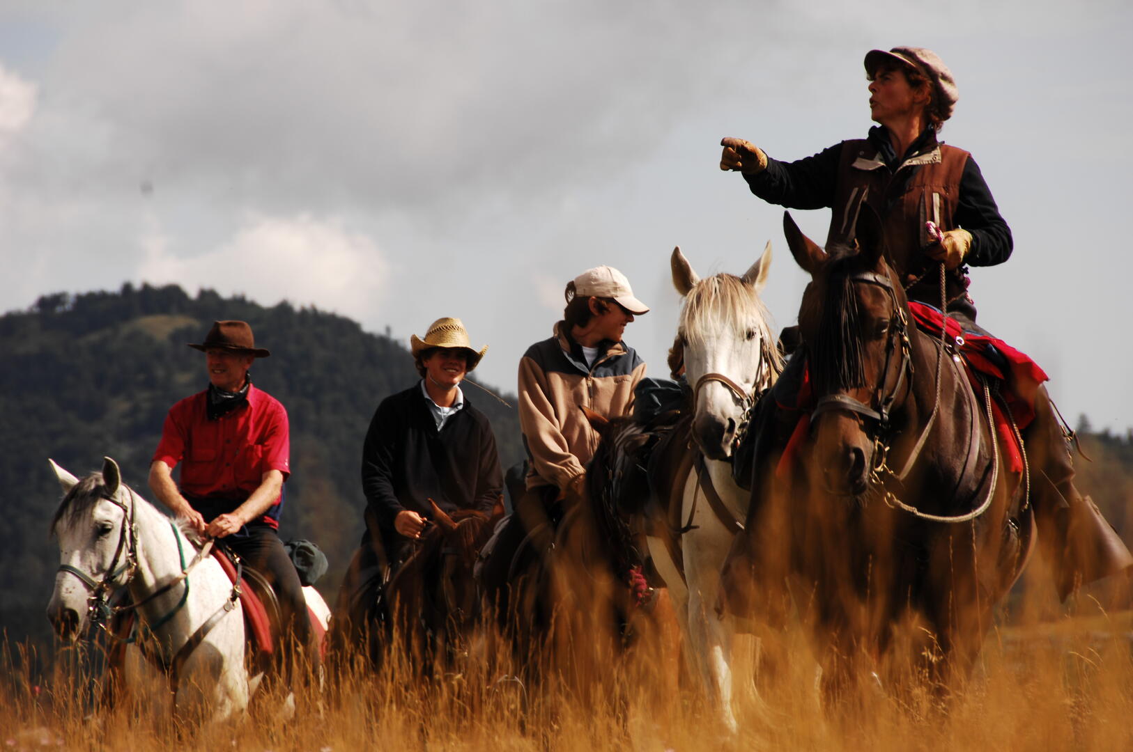 Balade à cheval avec la Renardière