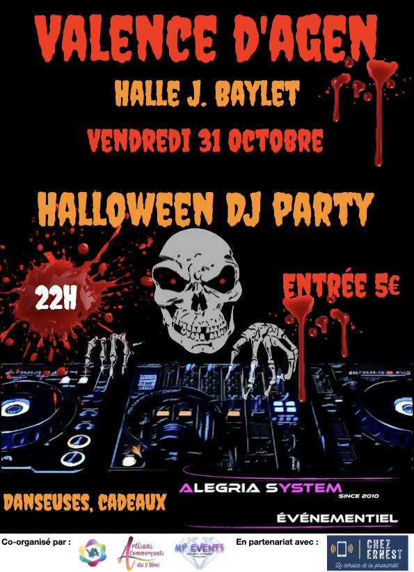 Halloween Dj Party_Valence-d'Agen