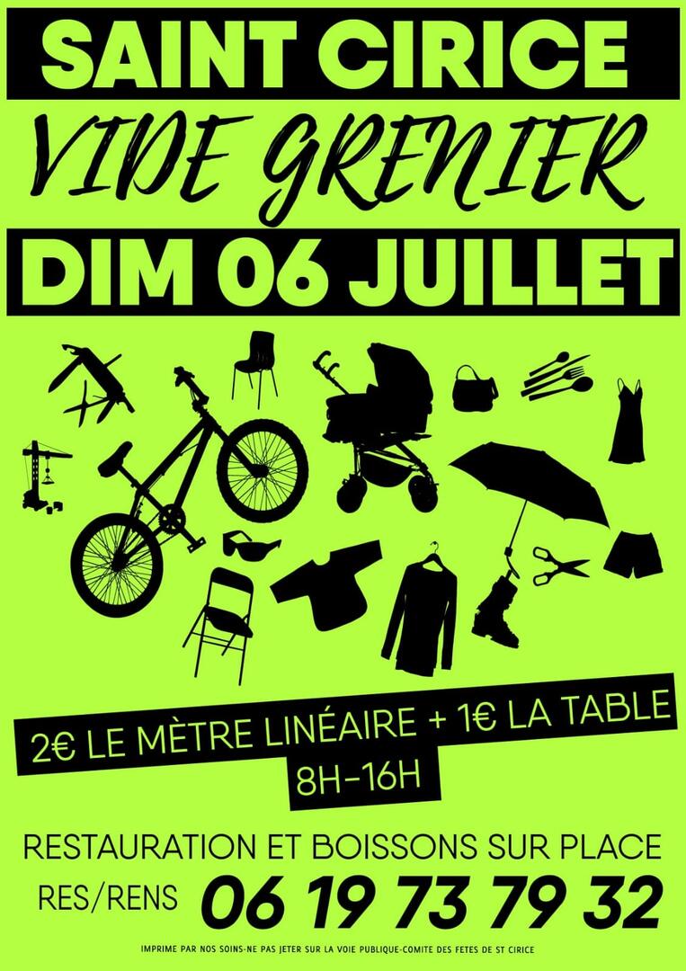Vide-grenier à Saint-Cirice_Saint-Cirice