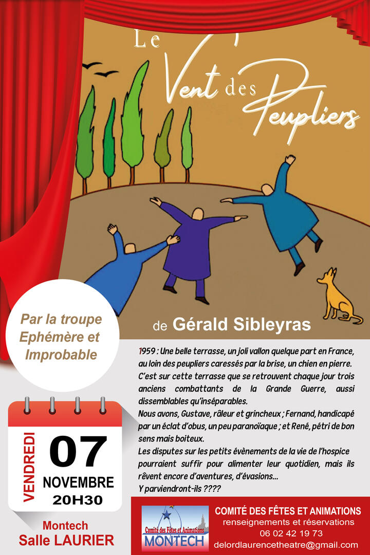 Soirée théâtre / Vent des peupliers_Montech