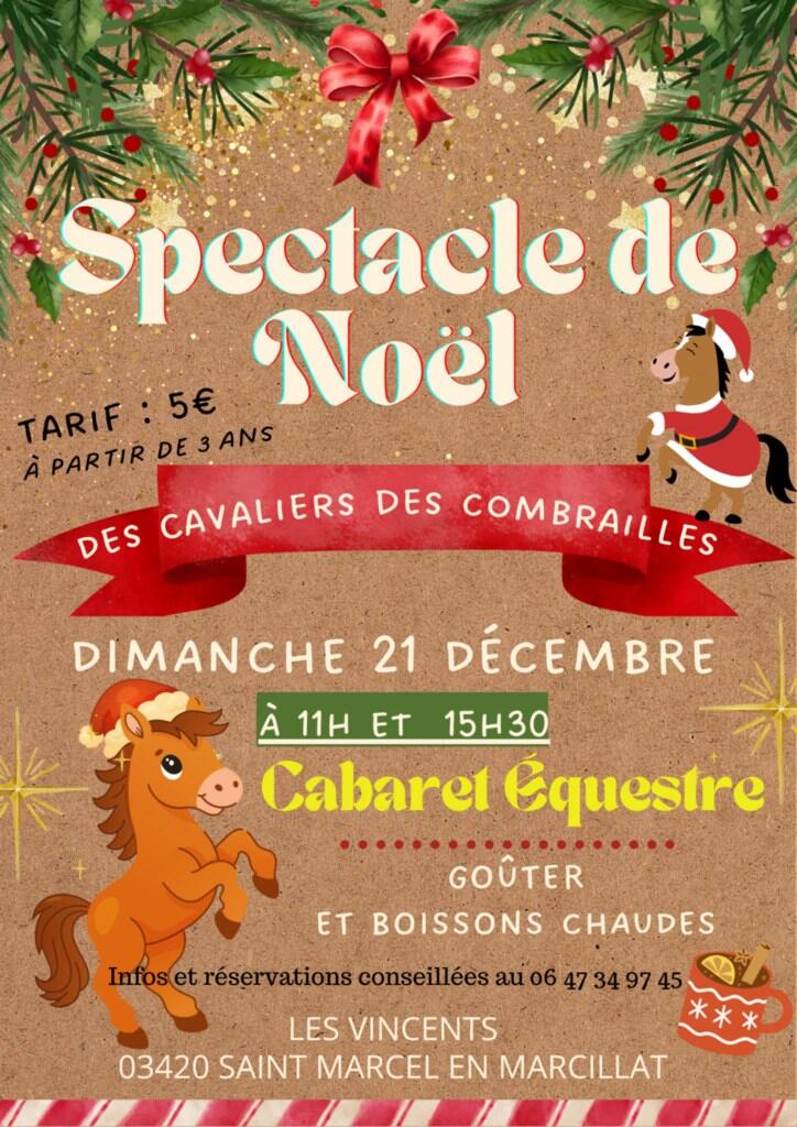Spectacle de Noel des cavaliers des Combrailles_Saint-Marcel-en-Marcillat