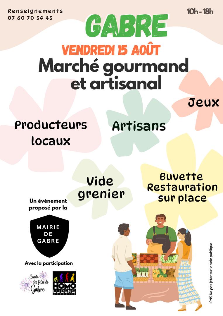 Marché gourmand et artisanal 15 août