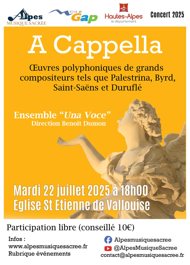 Concert " A cappella "_Vallouise-Pelvoux