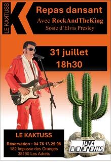Concert sosie ELVIS PRESLEY_Les Sept Laux Prapoutel