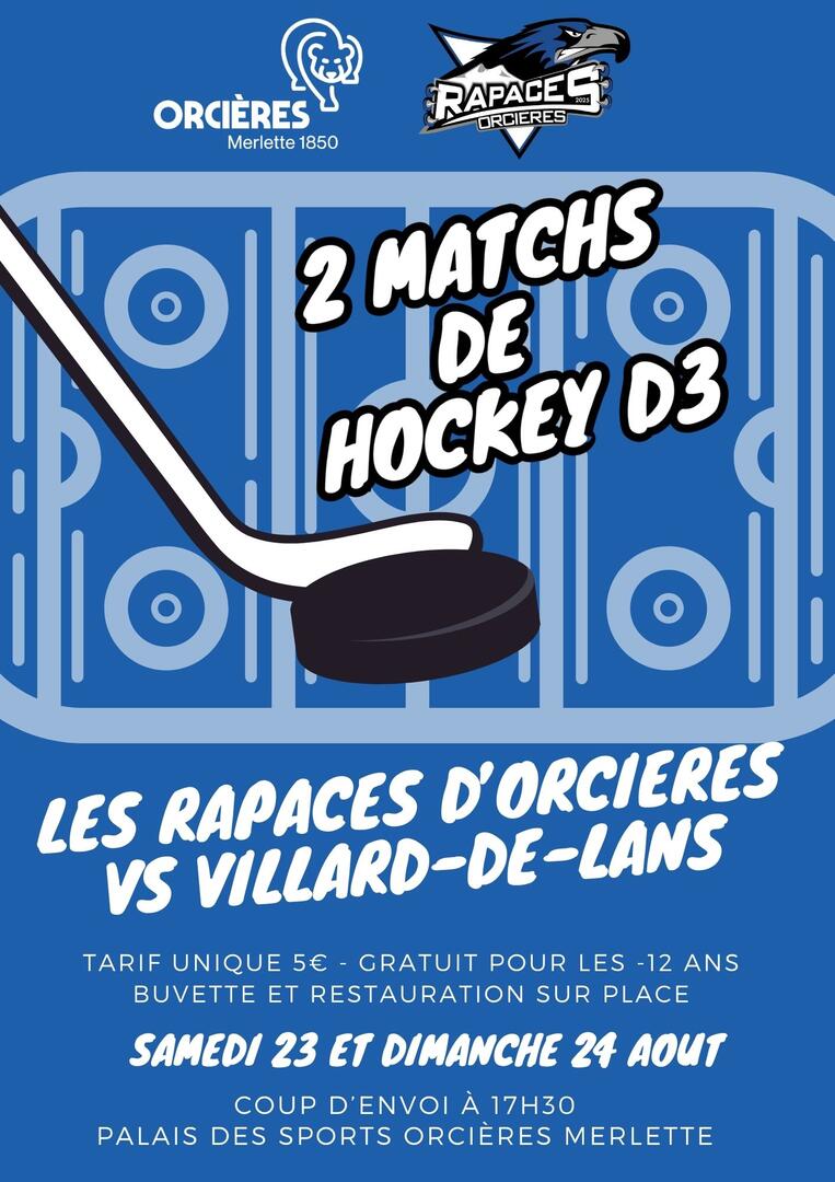 Match de hockey D3 : Orcières vs VIllard de Lans_Orcières