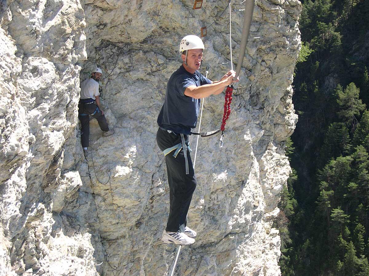 Via ferrata du Diable Les diablotins à Aussois