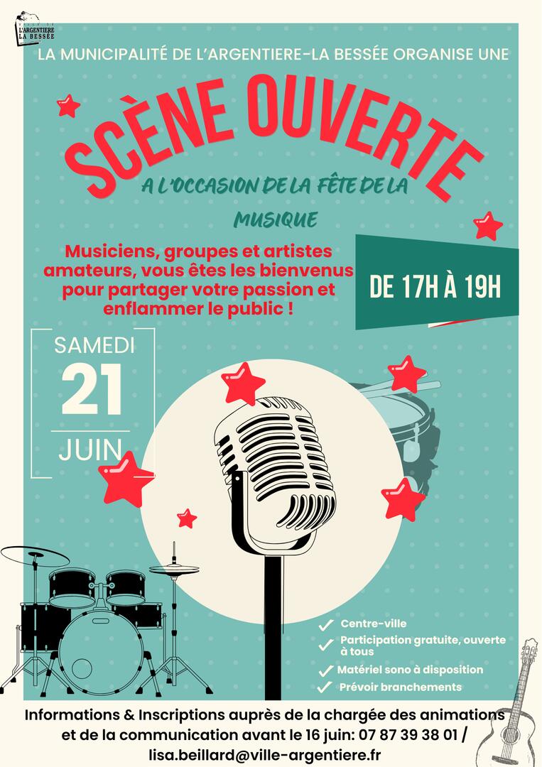 Scène ouverte - fête de la musique_L'Argentière-la-Bessée