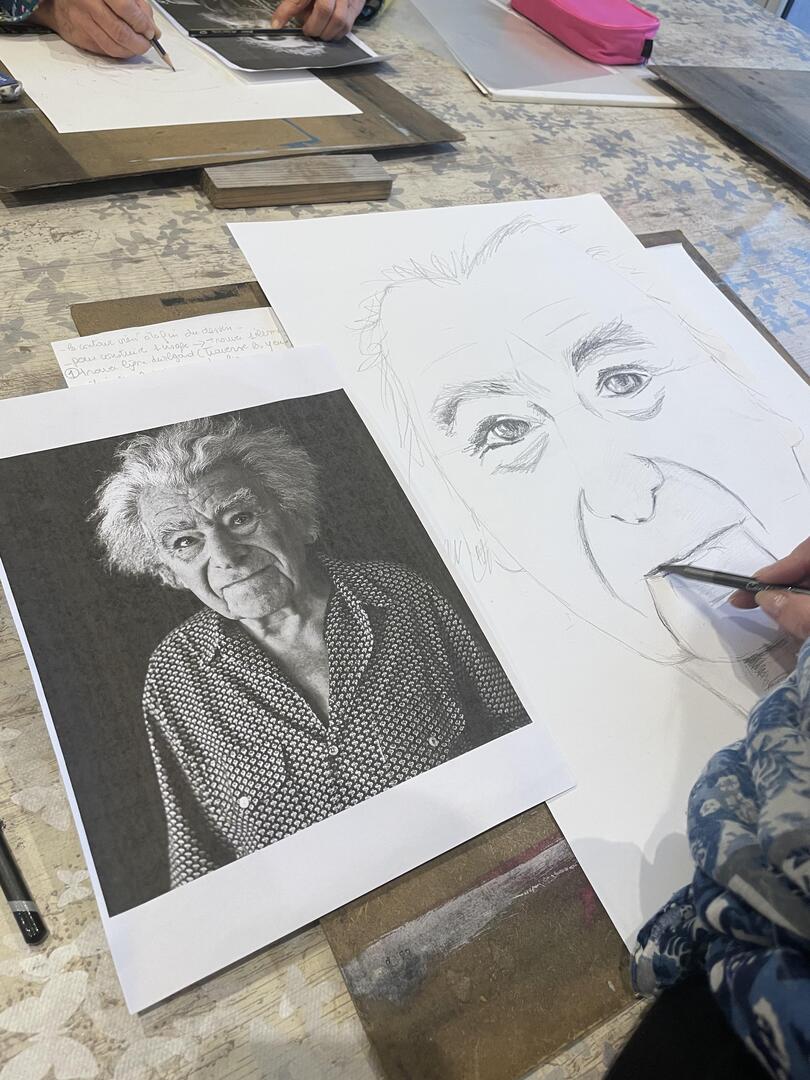 dessin de portrait