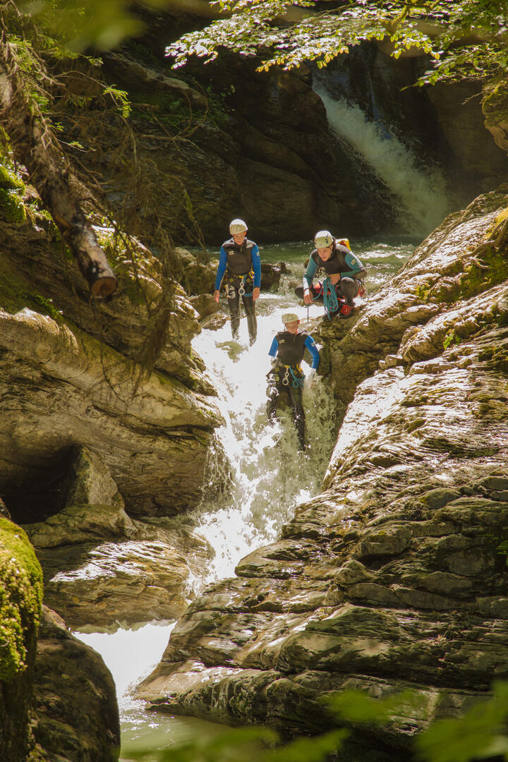 Canyoning à Abondance