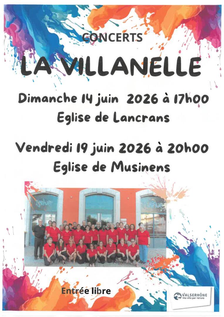 Concert de la Villanelle_Valserhône