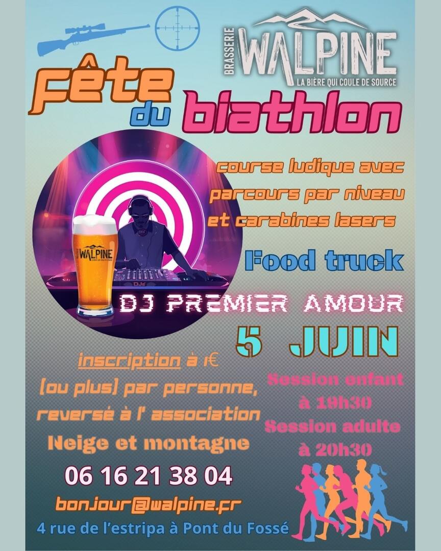 Fête du biathlon à la Walpine