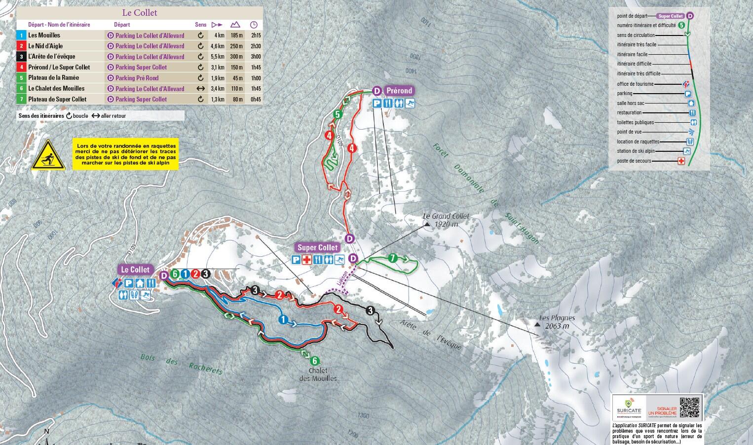 Parcours raquettes au Collet_Le Collet