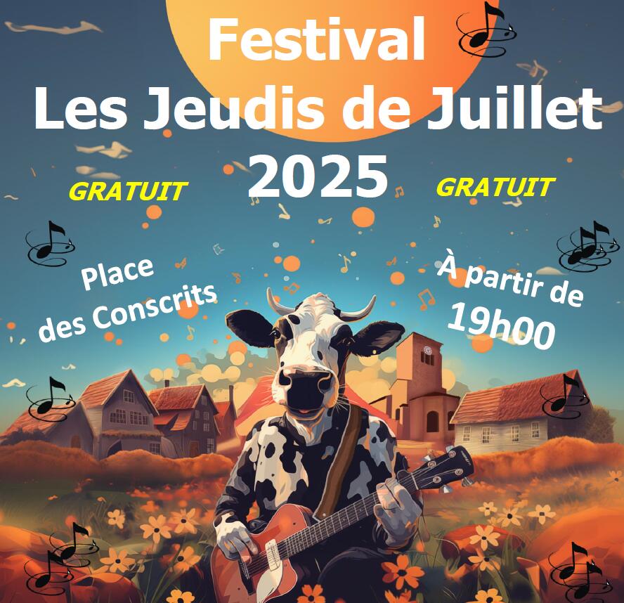 Festival Les Jeudis de Juillet - concerts_Villeneuve