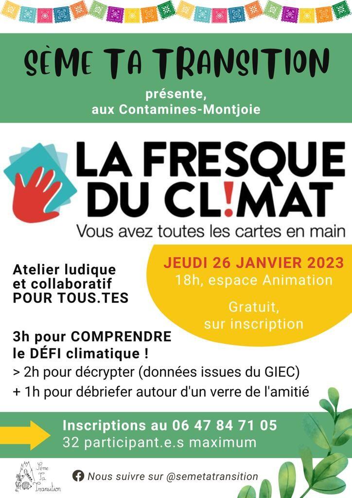 Atelier Fresque du CLimat aux Contamines