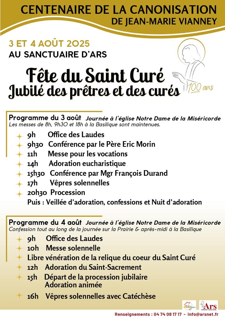 Fête du Saint Curé d'Ars_Ars-sur-Formans