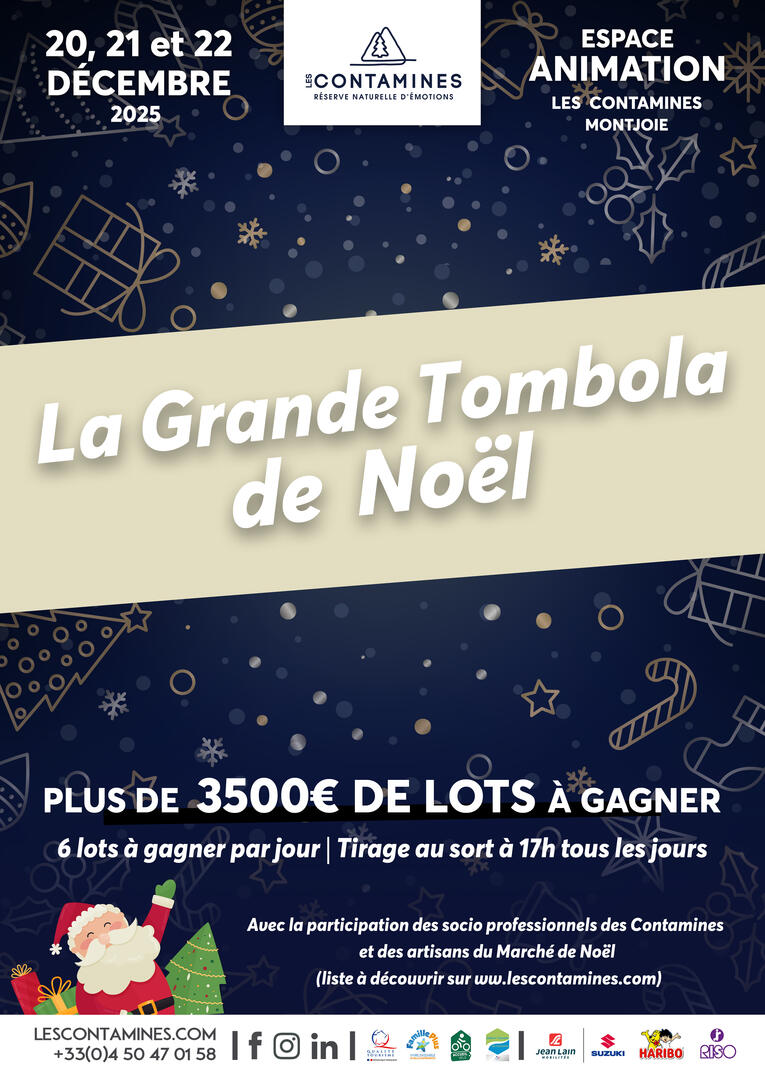 Grande Tombola de Noël 2025_Les Contamines-Montjoie