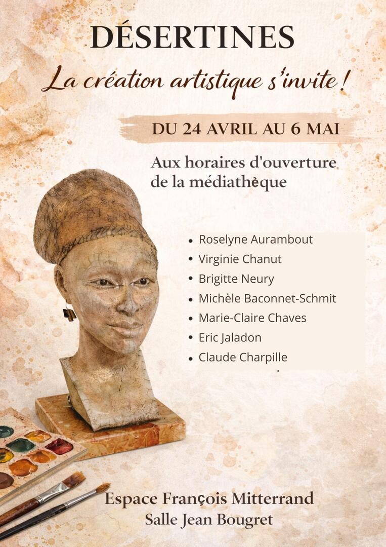 Exposition : la création artistique s'invite !_Désertines