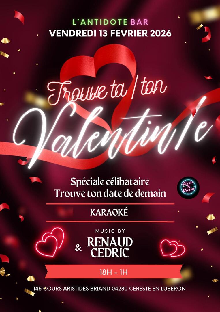 Trouve ta ou ton Valentin/e_Céreste